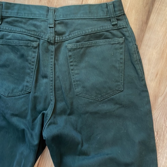 wrangler green jeans pants women’s size 6 10 P x 30” short vintage 1990’s - Picture 13 of 16
